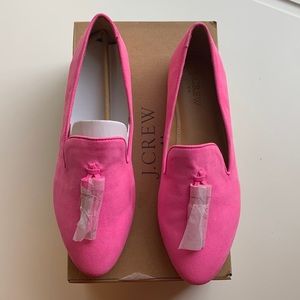 Jcrew Factory tassel loafers Tulip Pink